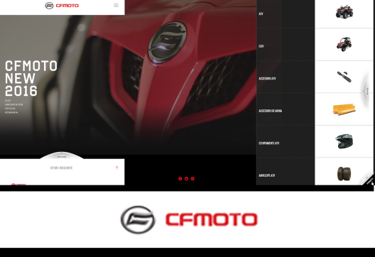 ATV CF MOTO Presentation Website