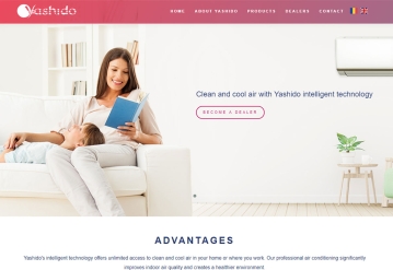 Portofoliu Website de Prezentare Brand Yashido 