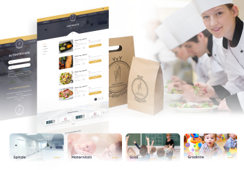 Portofoliu YVY Catering - Platforma Web pentru comenzi catering dedicata Institutiilor