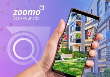Portofolio Zoomo Scan Your City - Mobile application with augmented reality technology for real estate search