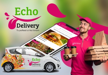 Portofolio Echo Delivery - Aggregator app for ordering and delivering food at home