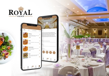 Portofolio Royal Delivery - Mobile app for restaurant with food delivery at home