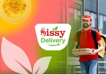 Portofolio Sissy Delivery - Android and iOS mobile app aggregator for restaurants with home delivery